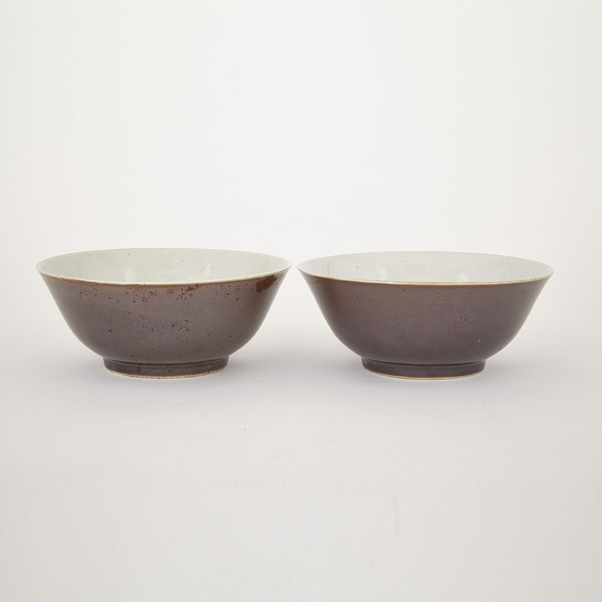 Pair of Cafe Au Lait Bowls, 19th/20th Century