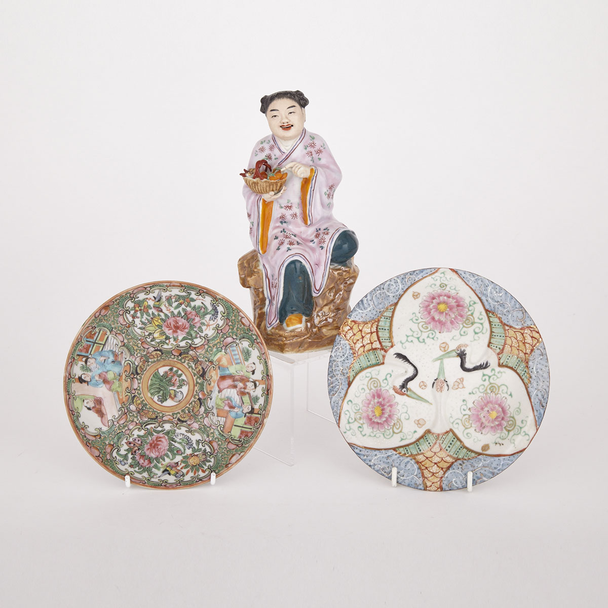 Three Pieces of Porcelain, Early 20th Century