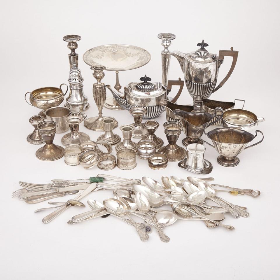Group of Mainly North American Silver, 20th century