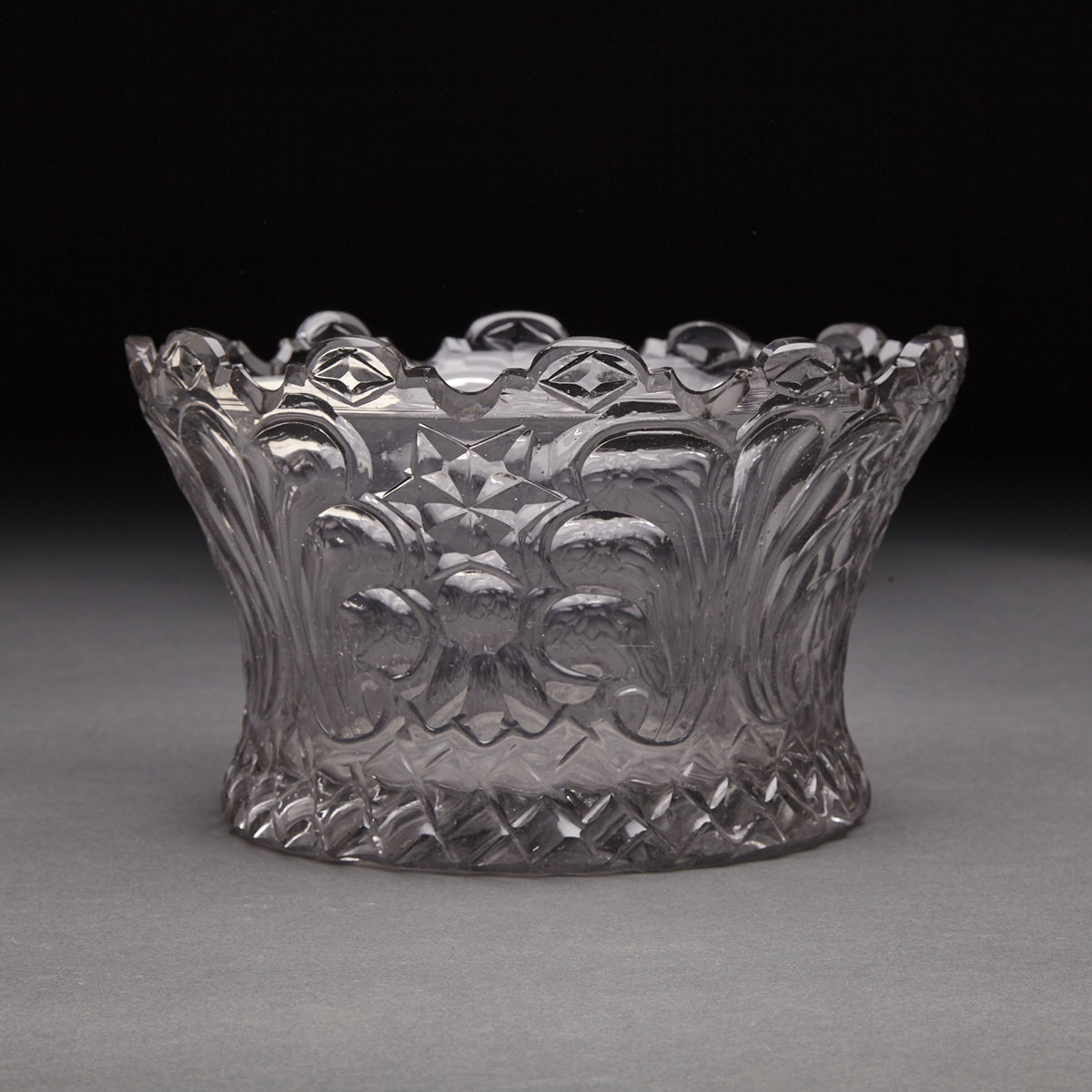 Continental Cut Glass Bowl, late 18th century