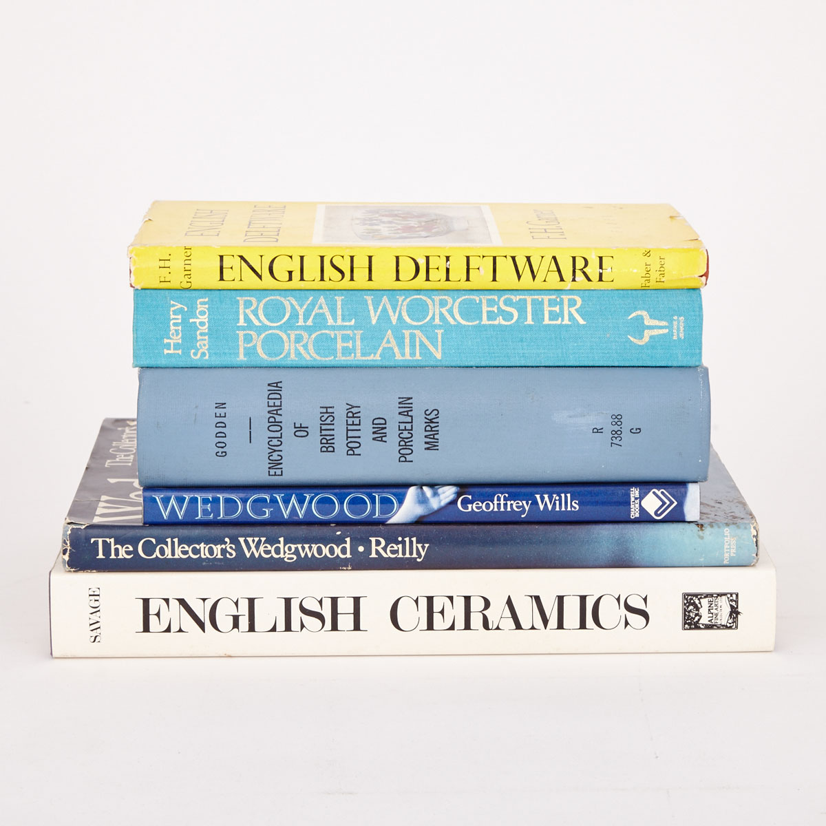[Reference Books] English Ceramics (6 Volumes) 