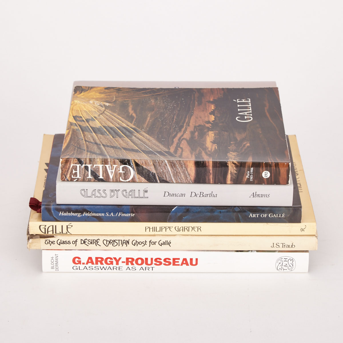 [Reference Books] Gallé and Contemporaries (6 Volumes) 