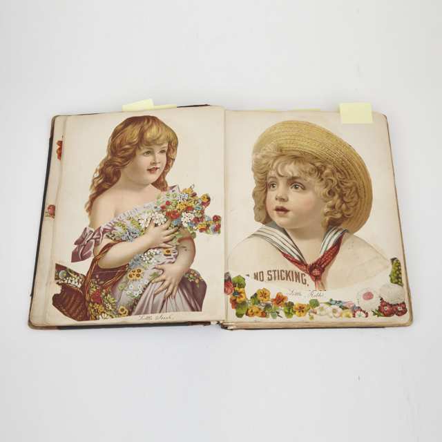 Alice E. Ward’s Lithograph Collage Scrap Book, Poughkeepsie, N.Y., 1888