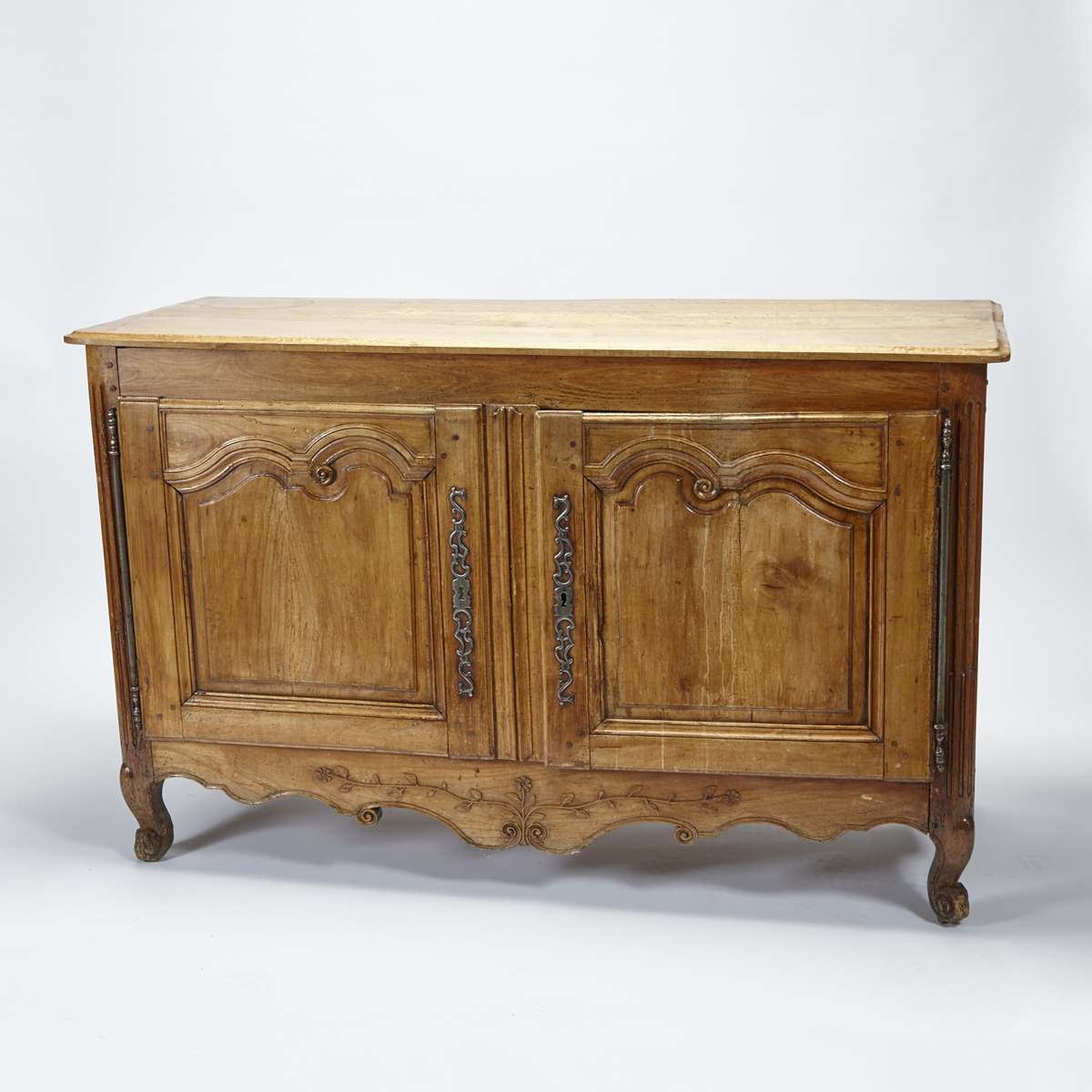 Quebec Butternut Two Door Side Cabinet in the Louis 15th style, late 18th century