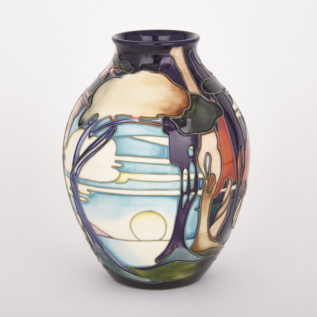 Moorcroft ‘Light on Water’ Vase, 2005