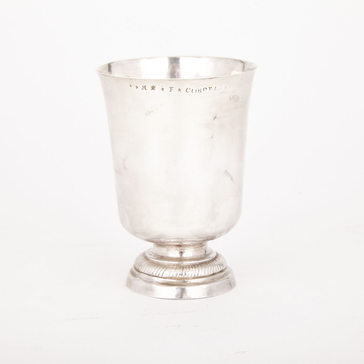 French Silver Wine Cup, Paris, 1798-1809