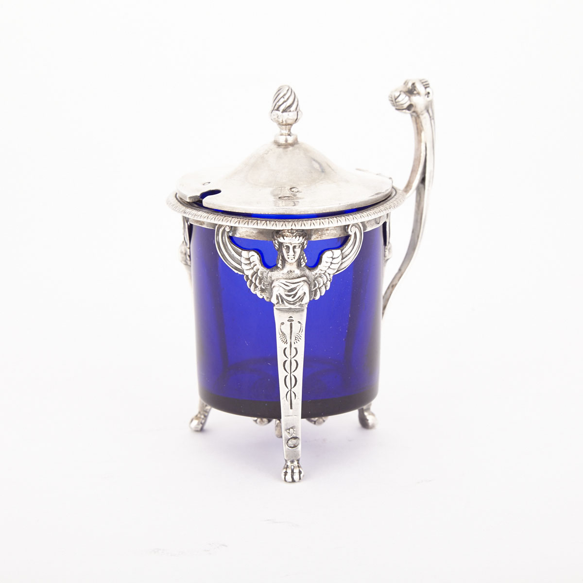 French Silver Mustard Pot, Paris, late 18th/early 19th century