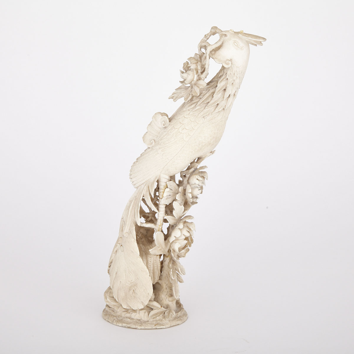 Chinese Carved Figure of a Phoenix, Early 20th Century