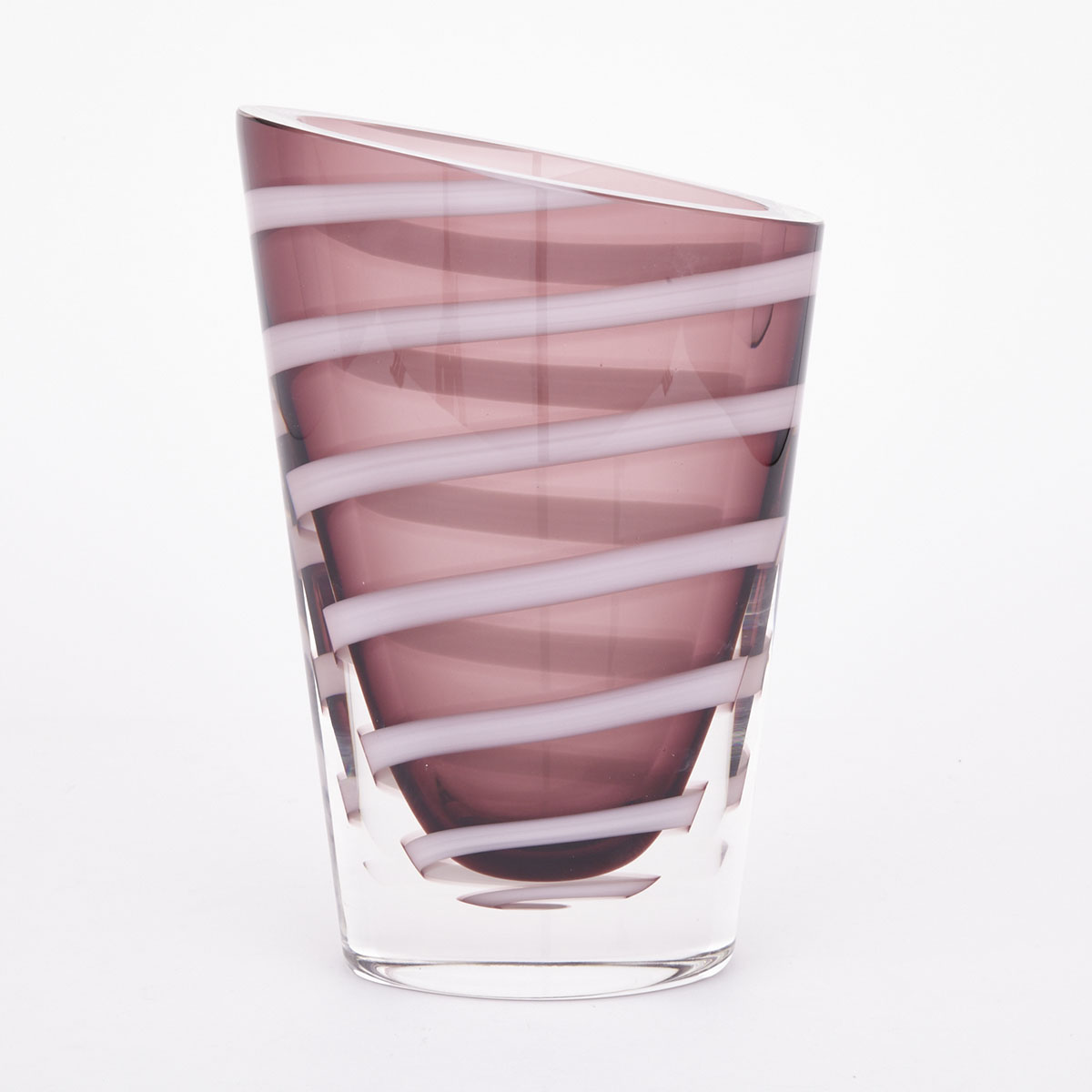 Cenedese Murano Glass Vase, c.2000
