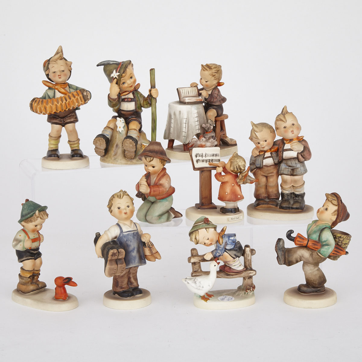 Group of Ten Hummel Figures, 20th Century