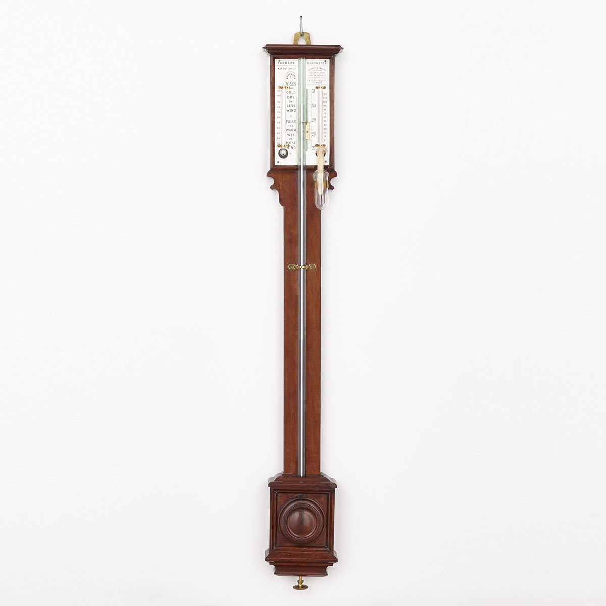Victorian Negretti & Zambra Patent no. 612 “Farmer’s Barometer’, 19th century