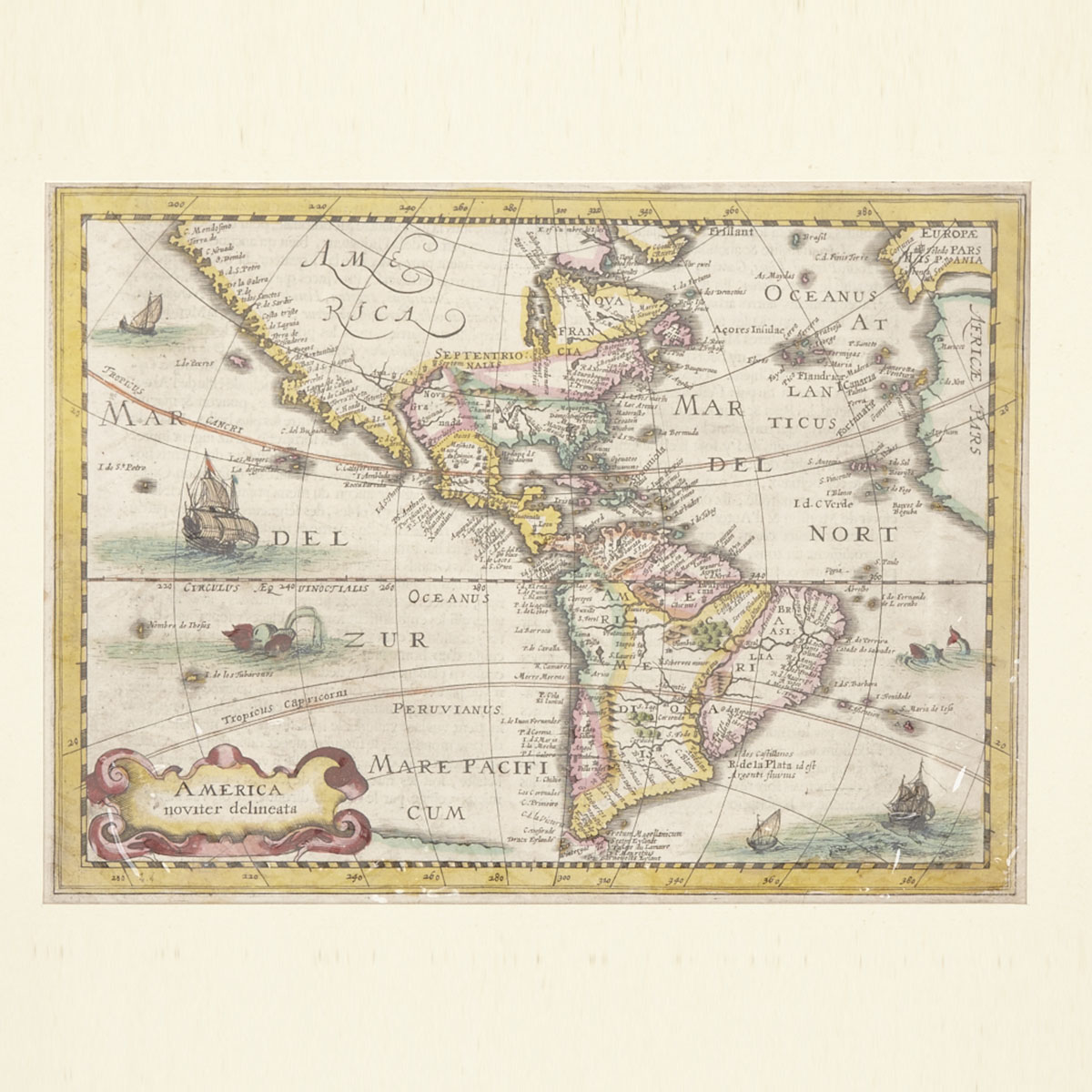 JOHANNES CLOPPENBURG, L’AMERIQUE: AMERICA NOVITER DELINEATA, AMSTERDAM, 1630