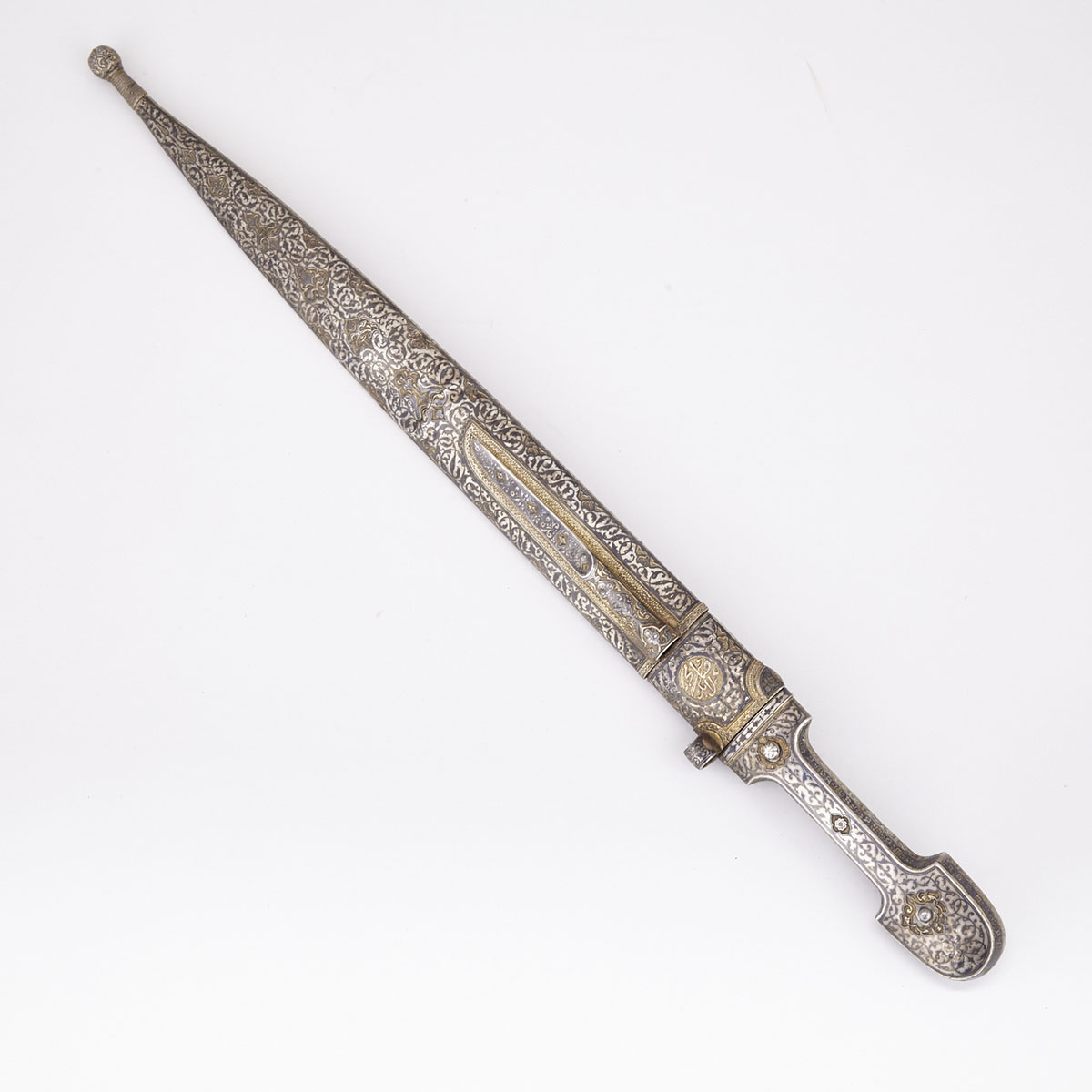 Ottoman Turkish Kindjal Dagger, 19th century