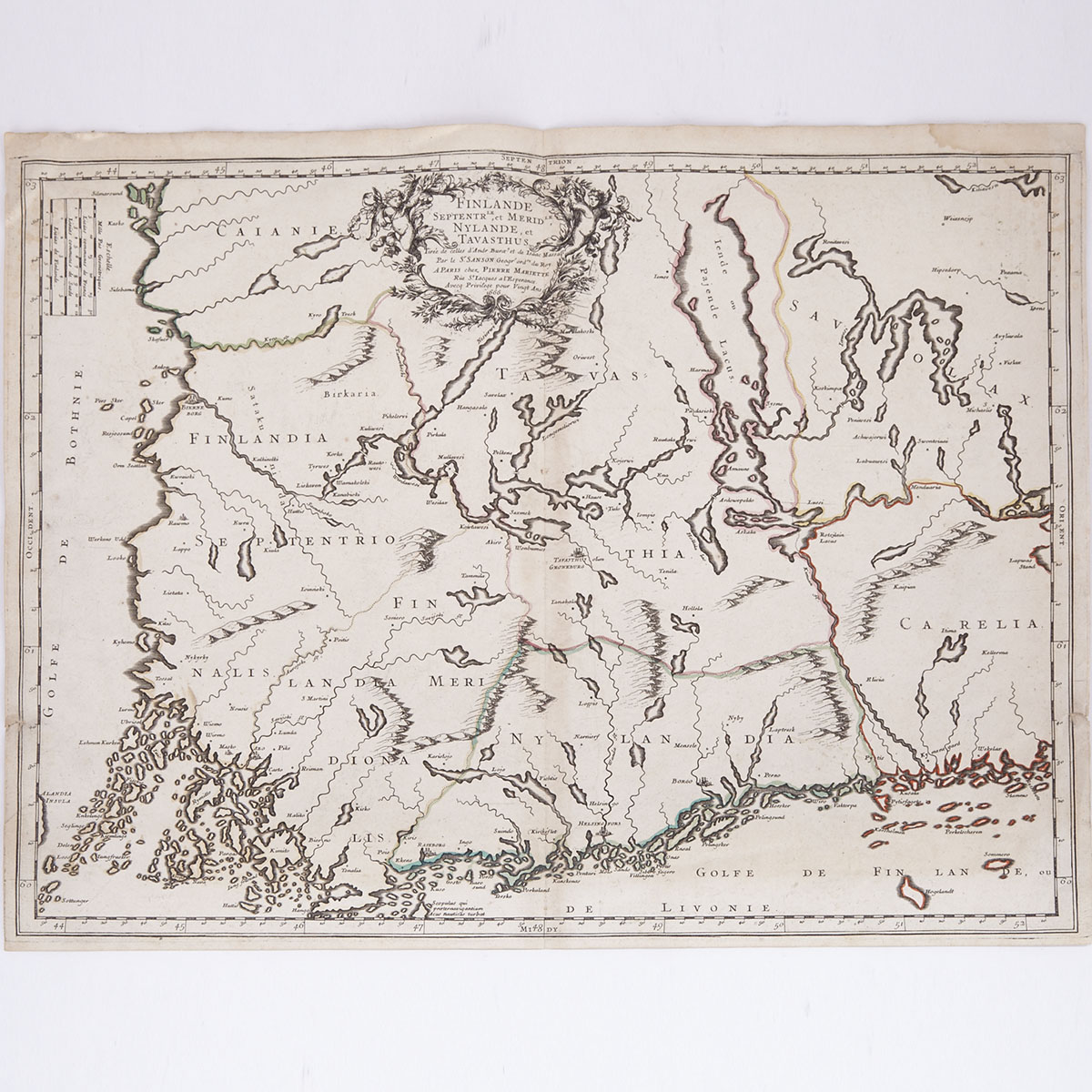 Three Maps of Scandinavia by Nicholas Sanson d’Abbeville (1600-1667), 1666