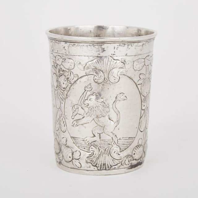 Russian Silver Beaker, Moscow, second half 18th century