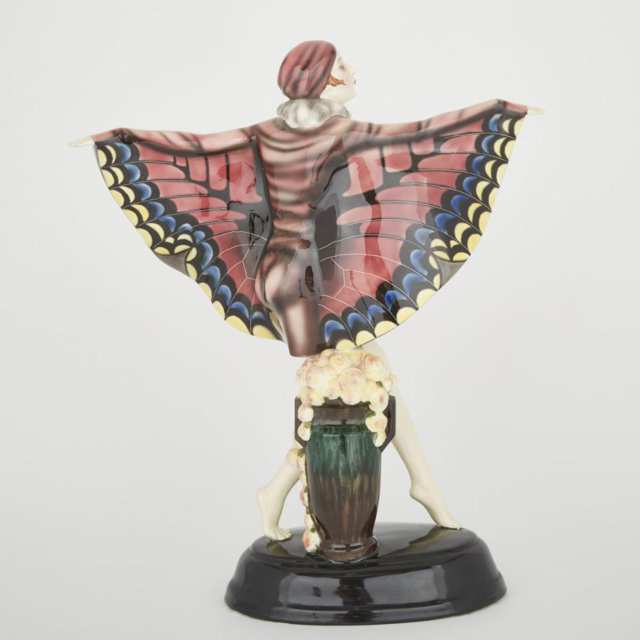 Goldscheider Figure of ‘Butterfly Girl’, Josef Lorenzl, 1920s