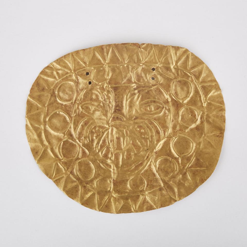 Panamanian Coclé Gold Pectoral, 800-1500AD
