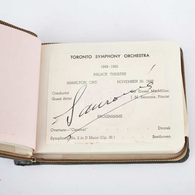 Canadian Autograph Book, Hamilton, Ontario,  1949-1950