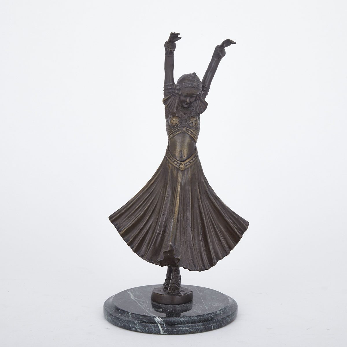 Patinated Bronze Model of ‘Hindu Dancer’ from Les Ballets Russes, 20th century