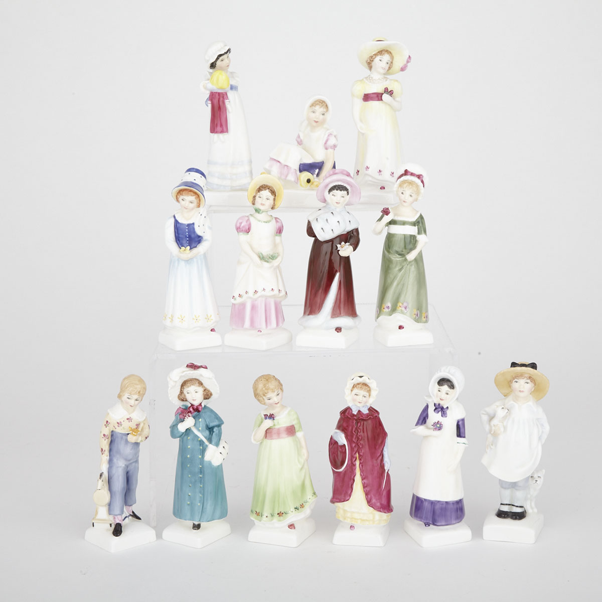 Thirteen Royal Doulton ‘Kate Greenaway’ Figurines, 20th century