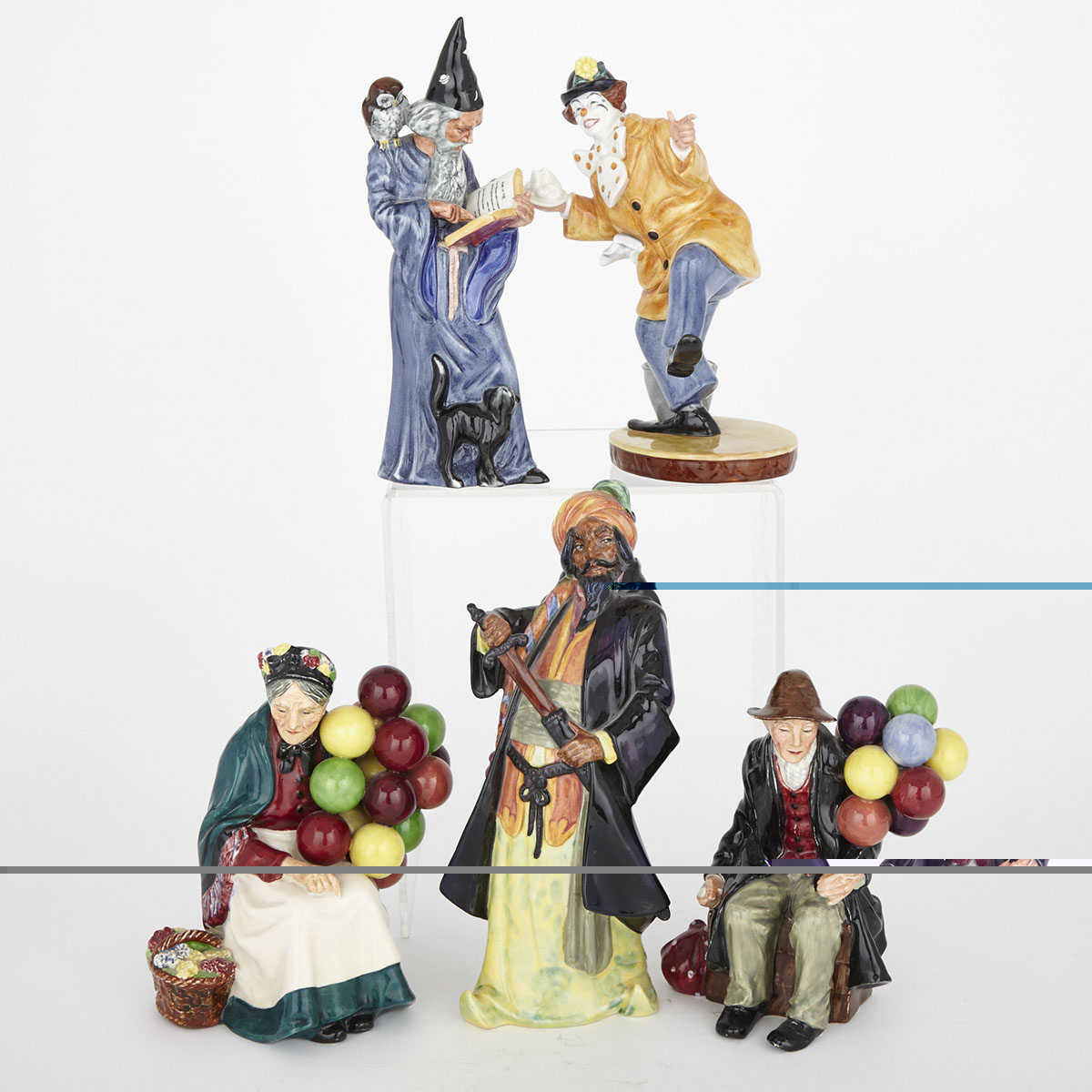 Five Royal Doulton Figurines, 20th century