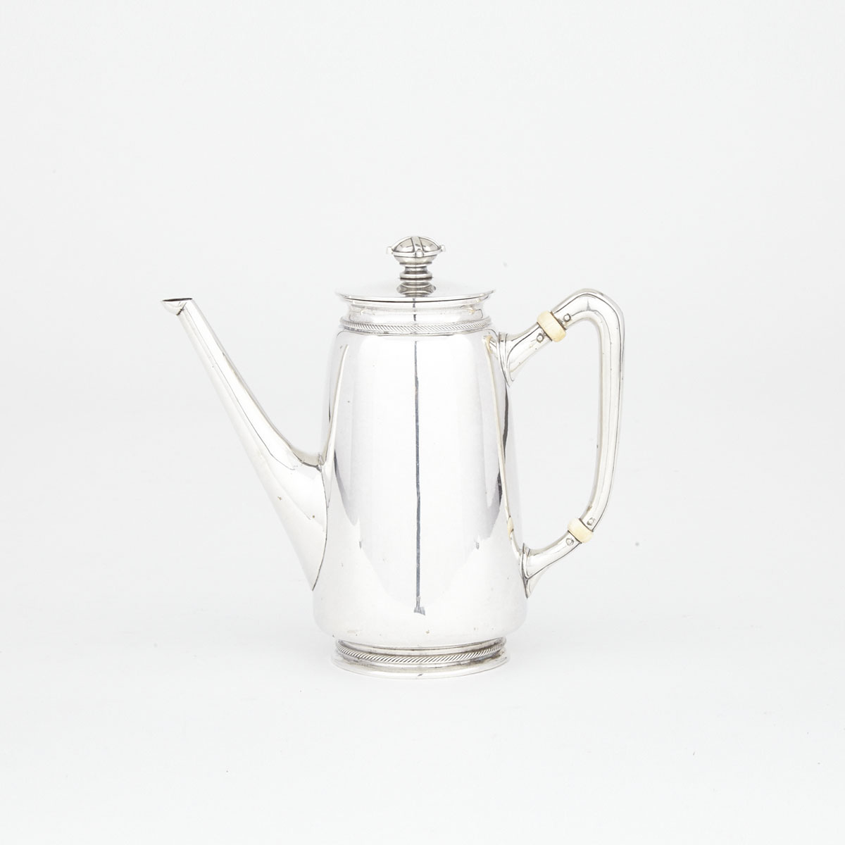 Hungarian Silver Coffee Pot, early 20th century
