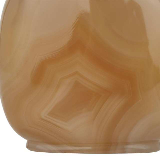 A Rare Thumbprint Agate Snuff Bottle, Qing Dynasty, 19th Century