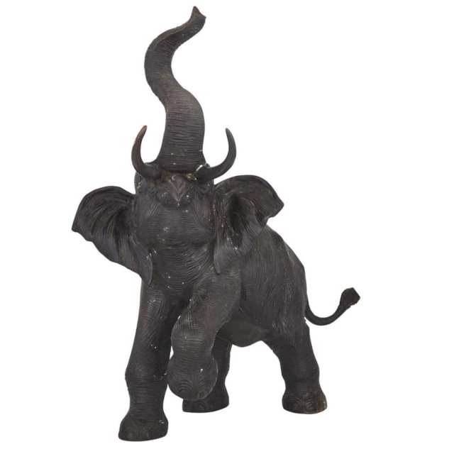 A Massive Bronze Elephant, Thailand, 19th Century