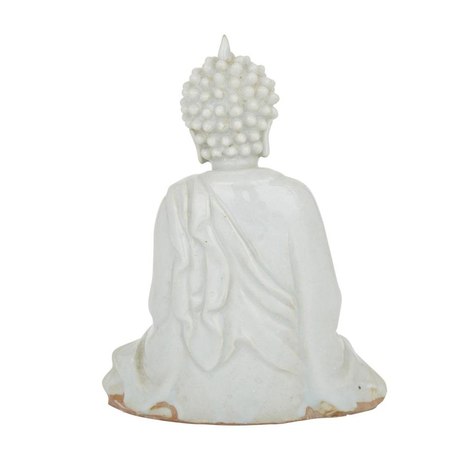 A Qingbai Seated Porcelain Buddha of Medicine Bhaishajyaguru, Yaoshi Fo