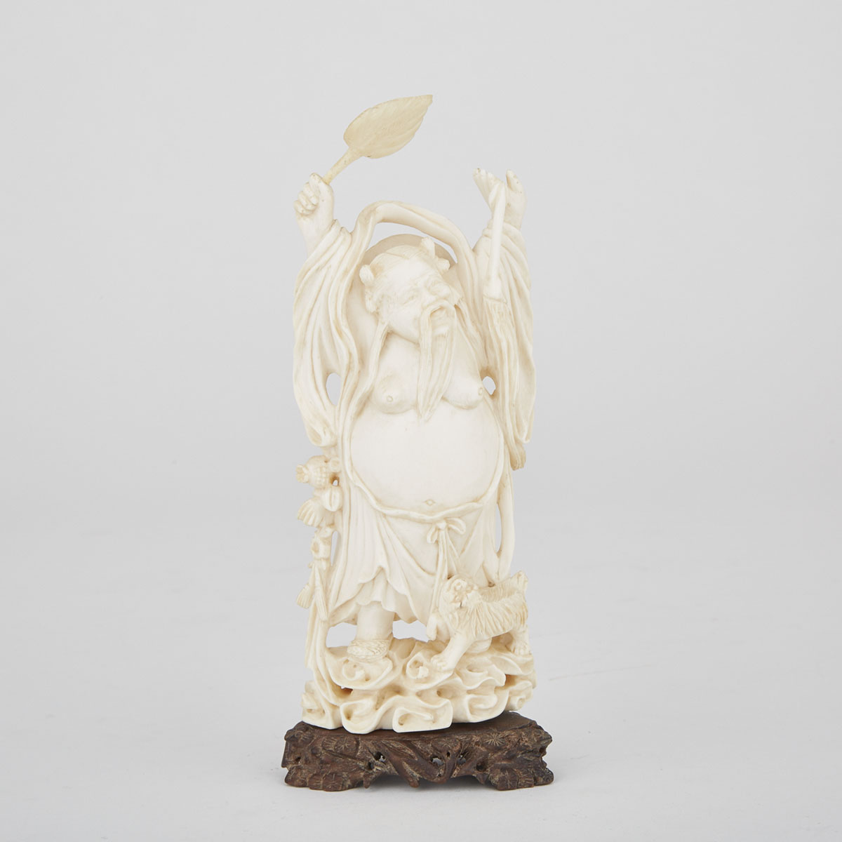 Carved Ivory Immortal, Early 20th Century