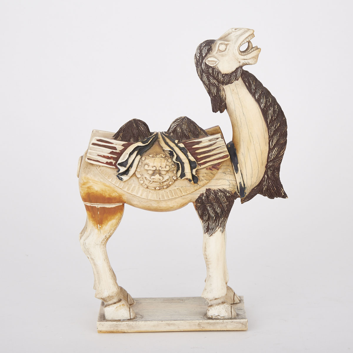 Chinese Ivory Camel, Early 20th Century