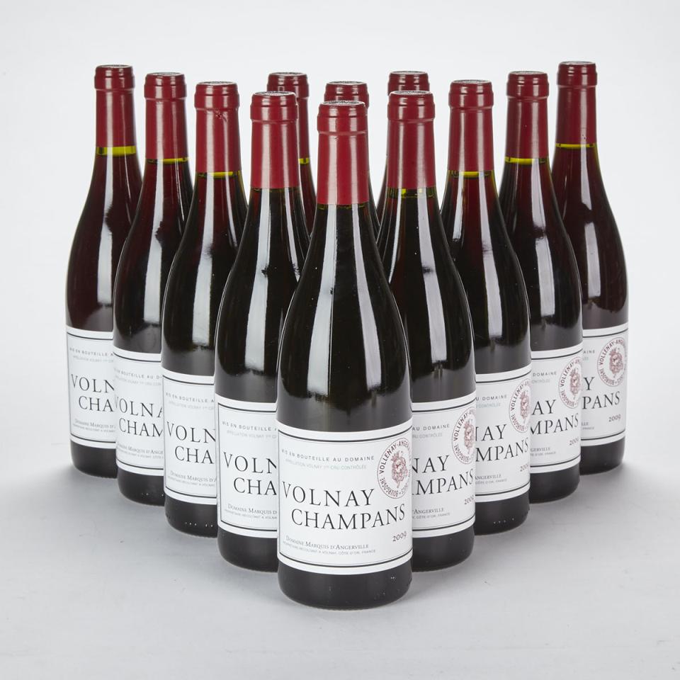 DOMAINE MARQUIS D’ANGERVILLE VOLNAY CHAMPANS 2009 (12) 92 WA
