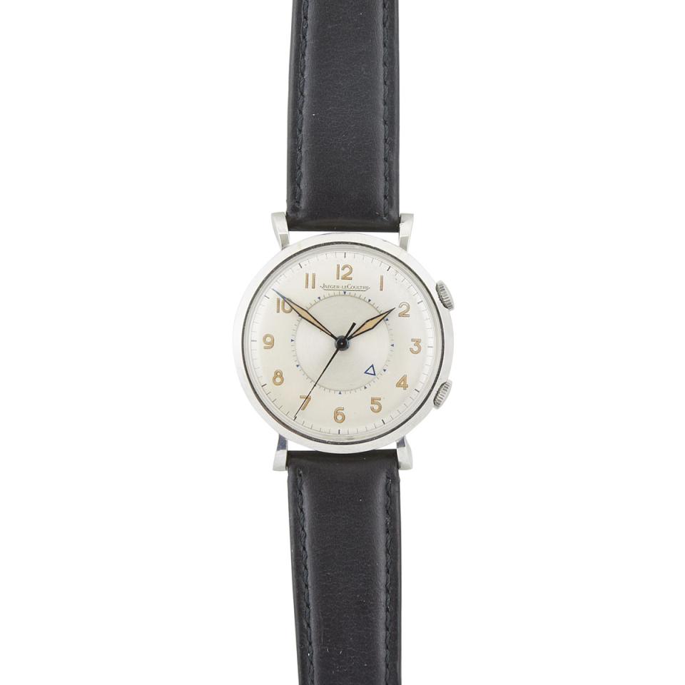 Jaeger LeCoultre Memovox Wristwatch With Alarm
