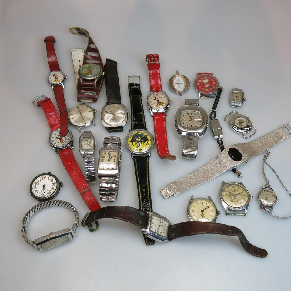 25 Various Wristwatches