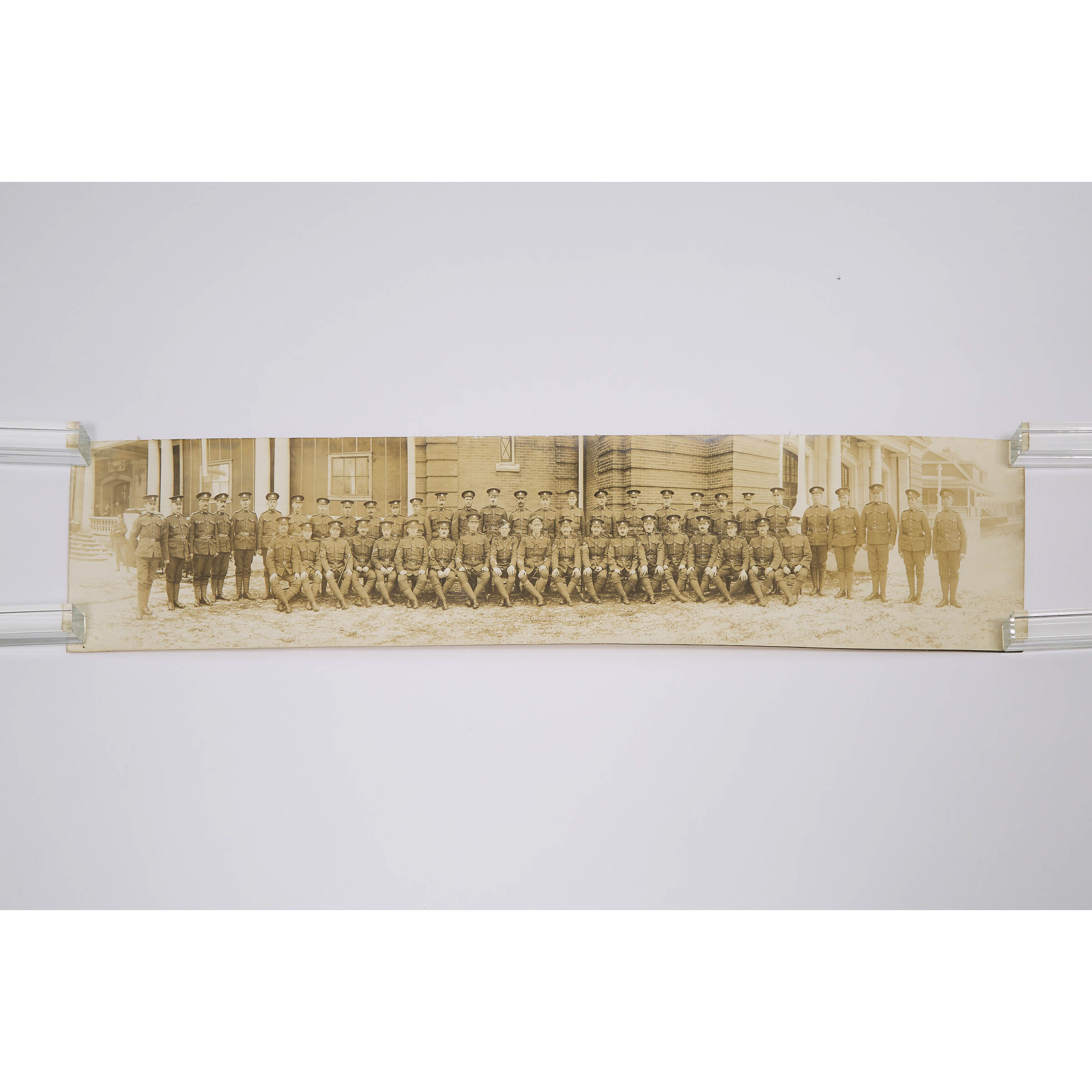 Panoramic Photograph of the Sergeants of the 204th Overseas Battalion, Canadian Expeditionary Forces, Toronto, November 16th, 1916