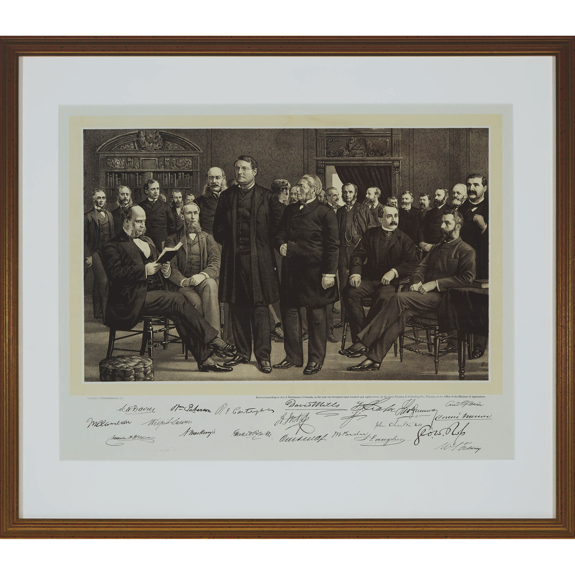 The Liberal Party of Canada by Toronto Lithograph Co., 1887