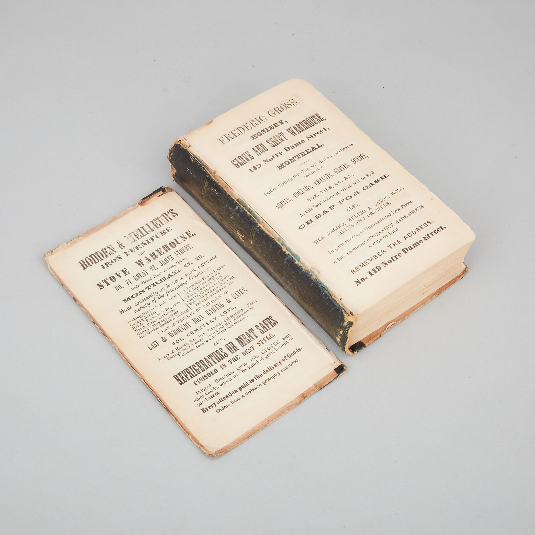 Mackay's Montreal Directory, 1858