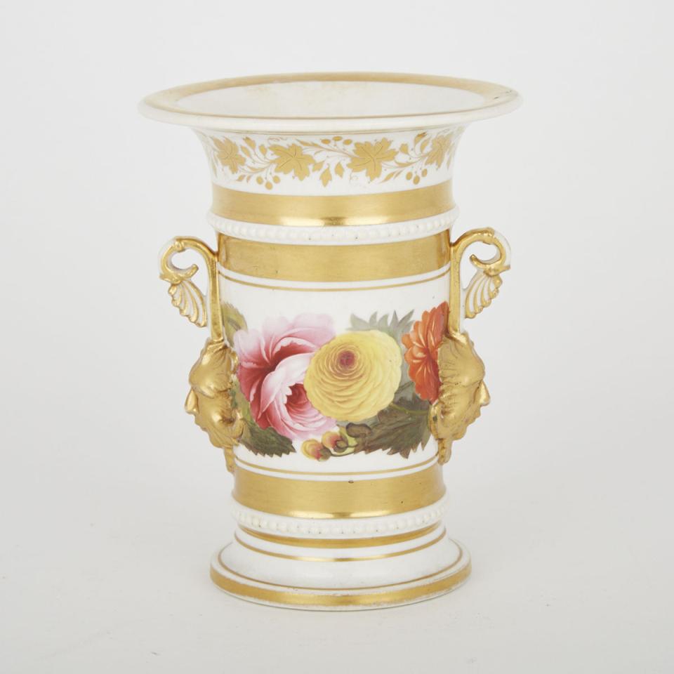 English Porcelain Spill Vase, c.1810-20