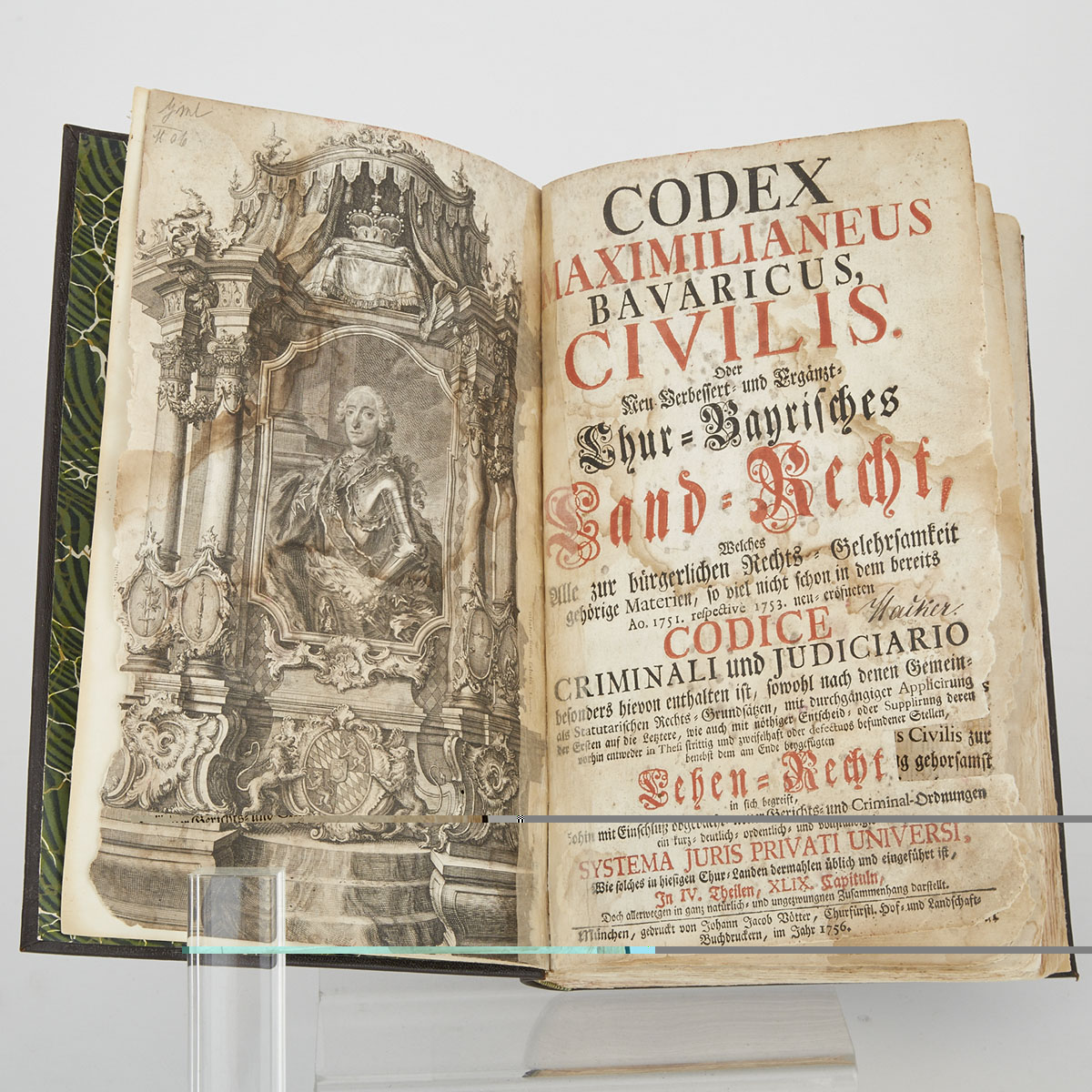 [Book] Codex Maximilianeus Bavaricus Civilis, 1756