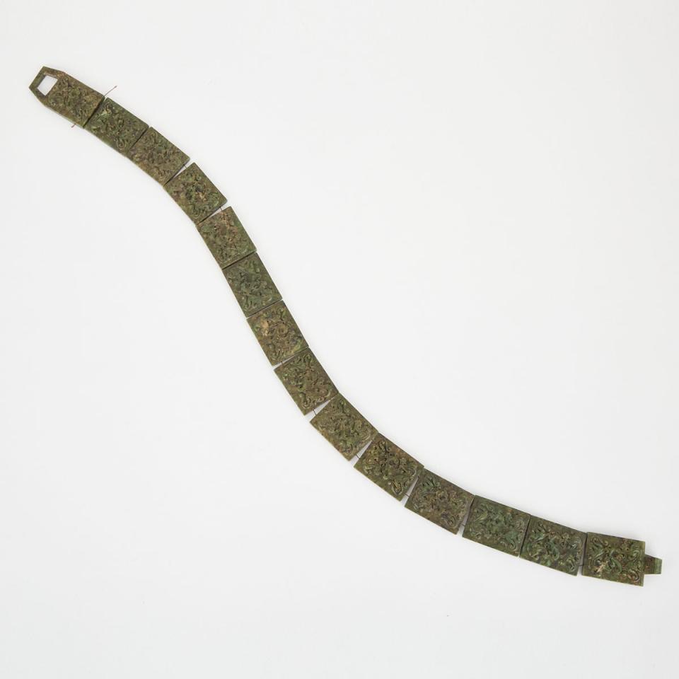 A Carved Jade Belt