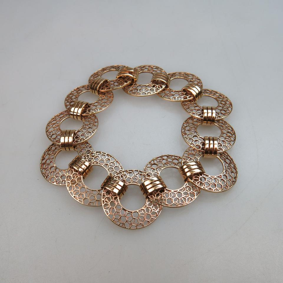 French 18k Rose Gold Bracelet