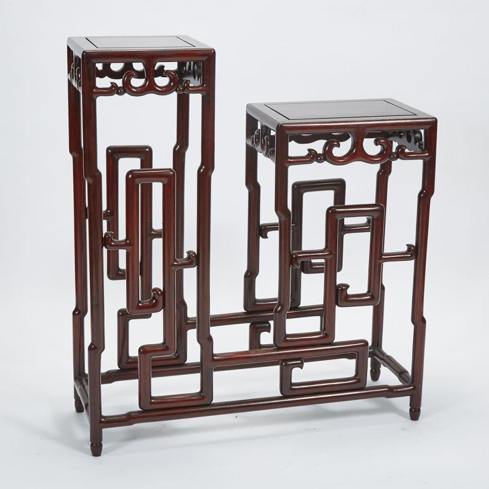 A Rosewood Planter Stand, Early 20th Century