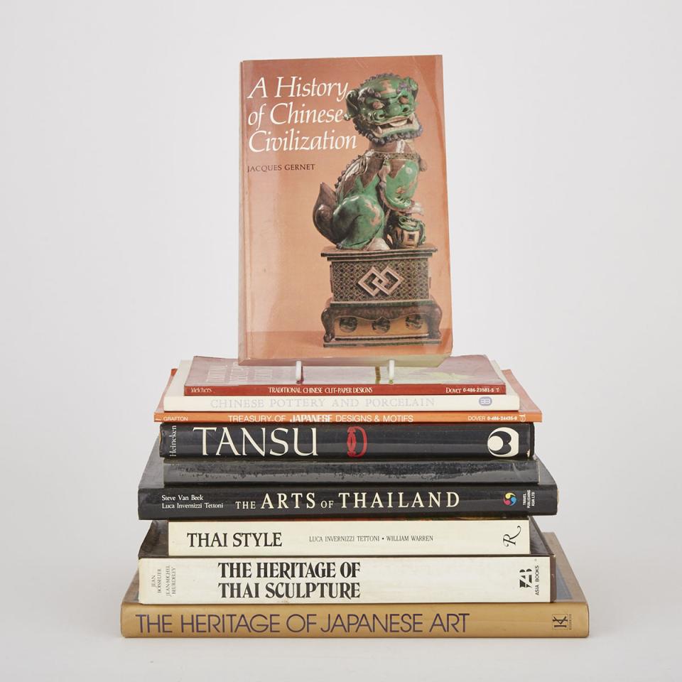 Group of Ten Asian Art Reference Books