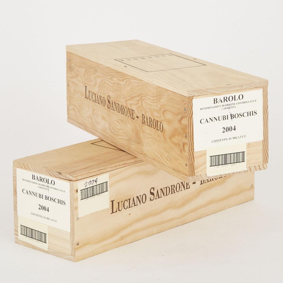 LUCIANO SANDRONE BAROLO CANNUBI BOSCHIS 2004 (1 MAG.) 98 WA
LUCIANO SANDRONE BAROLO CANNUBI BOSCHIS 2004 (1 MAG.)