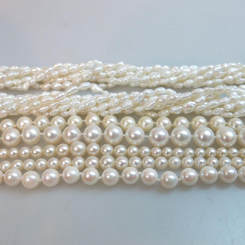 Small Quantity Of Pearl Jewellery