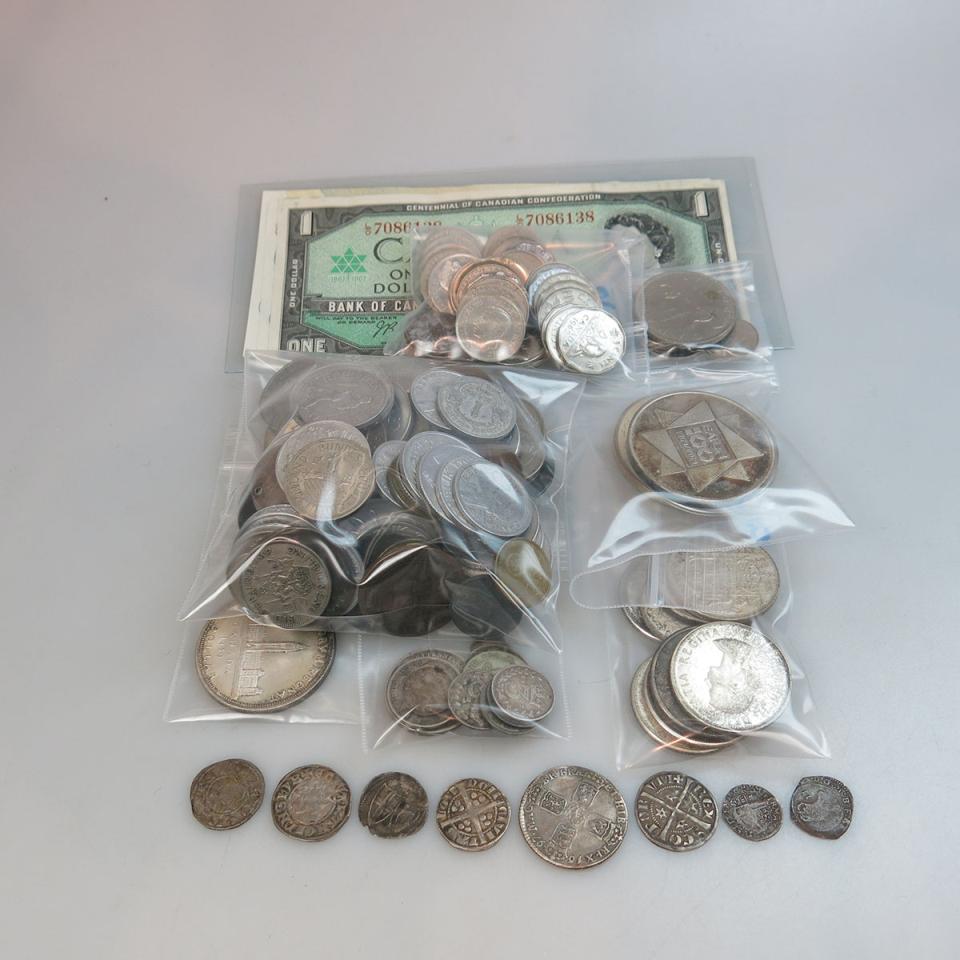Small Quantity Of Various Coins, Etc