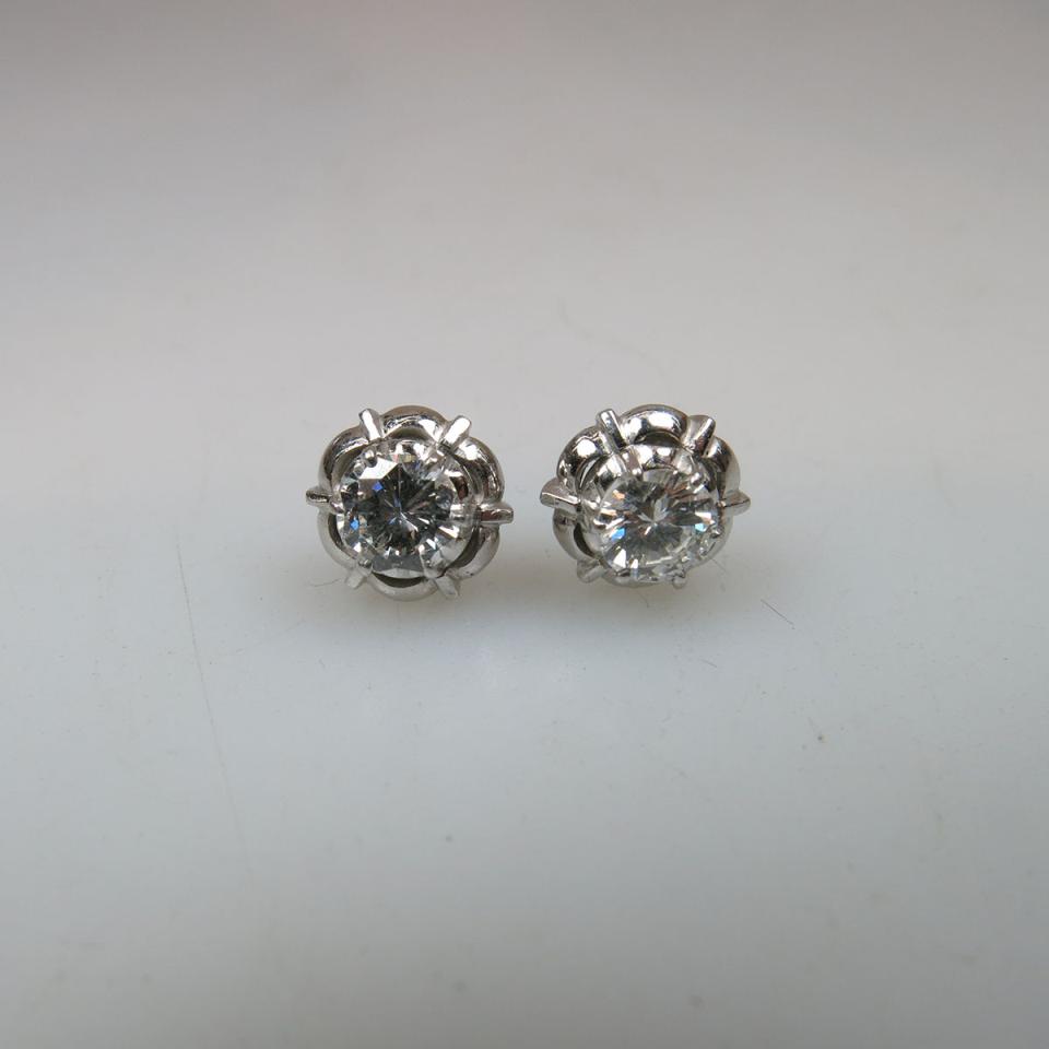 Pair Of Silver Stud Earrings