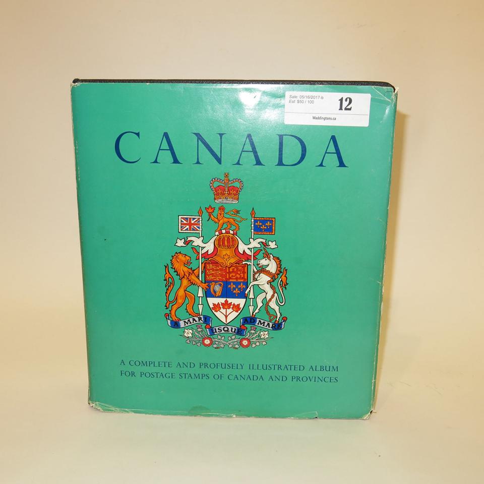 Album Of Various Canadian Stamps