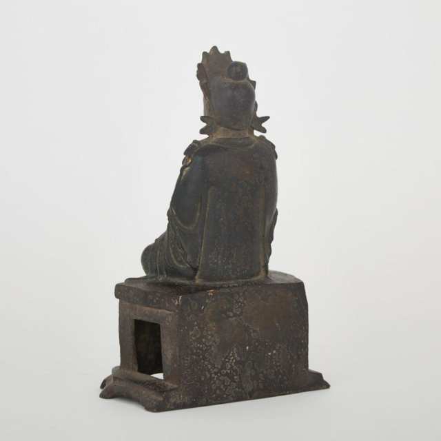 A Bronze Figure of Buddha, Ming Dynasty
