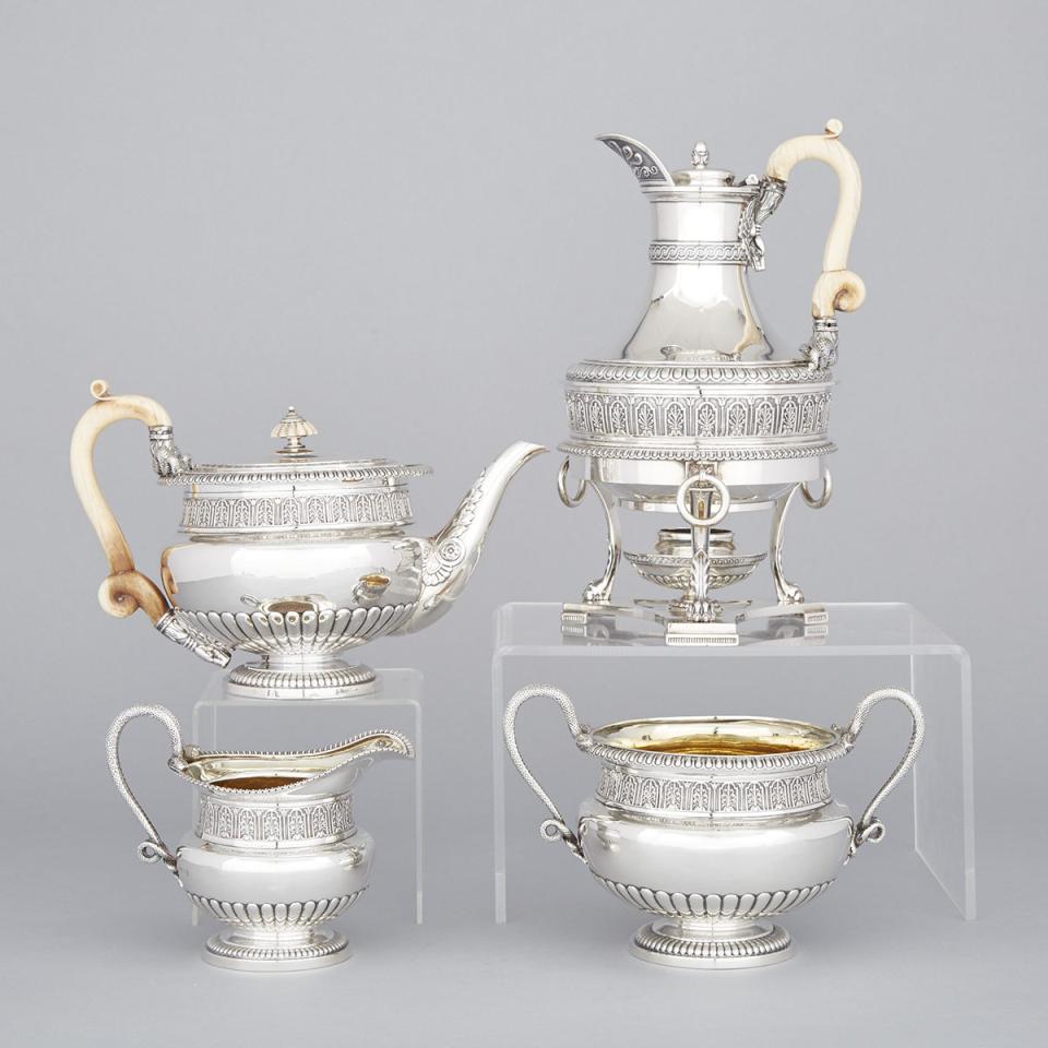 George III Silver Tea Service, Paul Storr, London, 1815/16